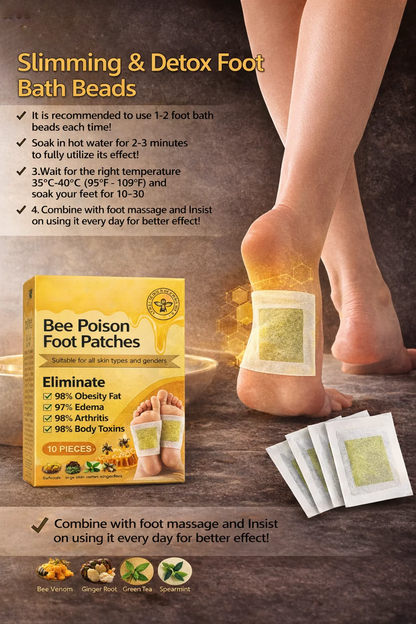 🌿NATRAVOR® Bee Poison Foot Patches (Set of 10)