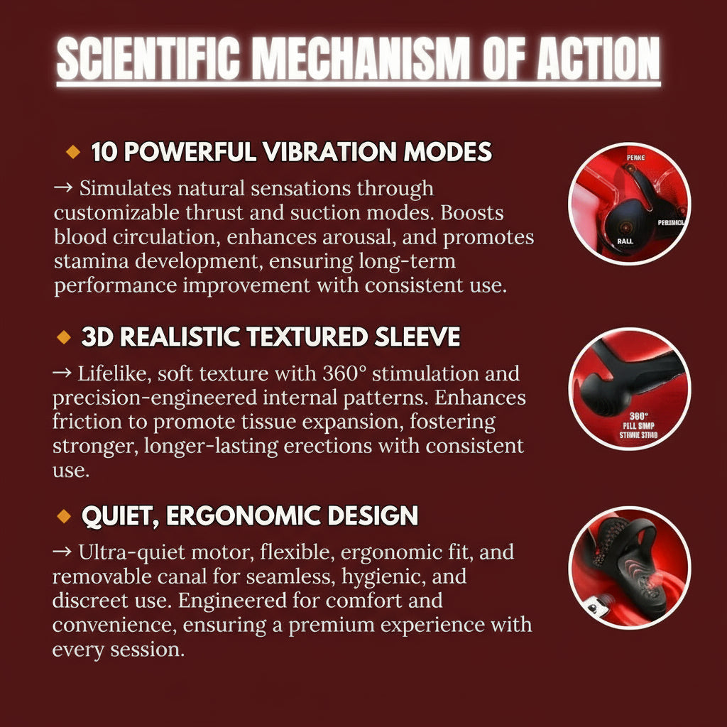 NATRAVOR® VitalEngine Pro-The #1 5-in-1 at-home trainer that reverses ED; PE with advanced precision